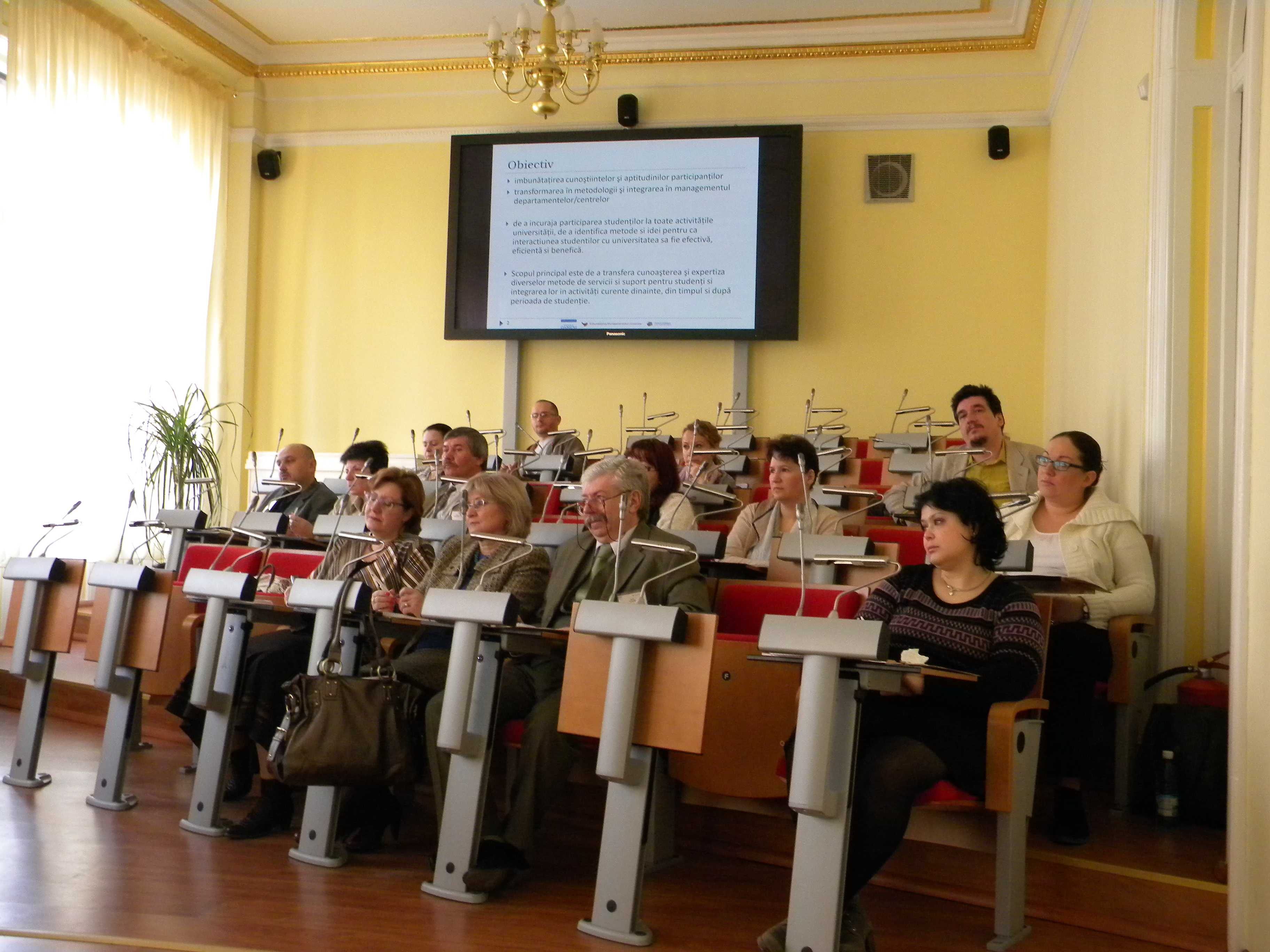 Sesiunea de formare a modulului Servicii si suport pentru studenti, Timisoara