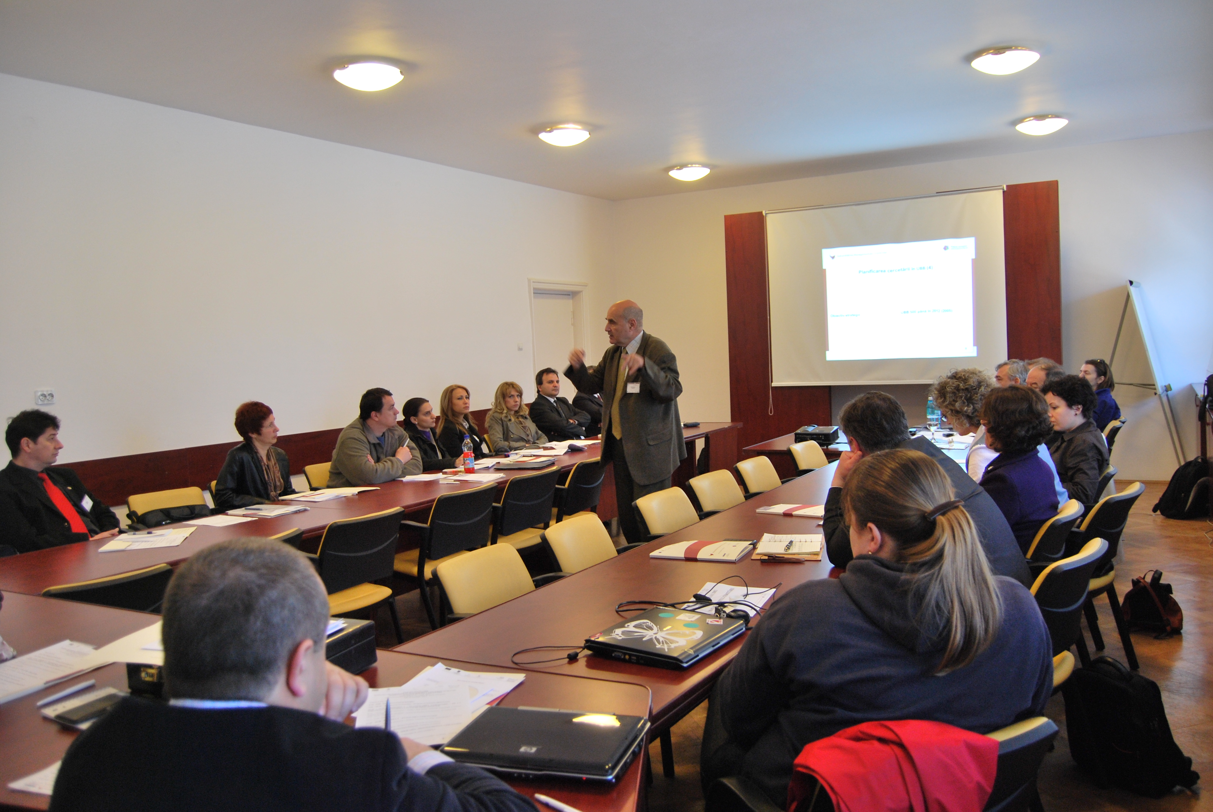 Sesiune de formare a modulului Managementul cercetarii, Cluj-Napoca